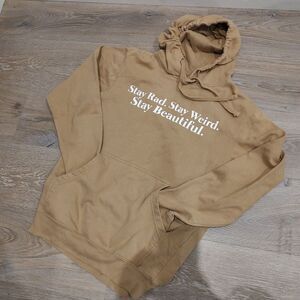 Fanjoy Unisex Hoodie Sweatshirt Small Brown Long Sleeve‎ Acacia Kersey Merch
